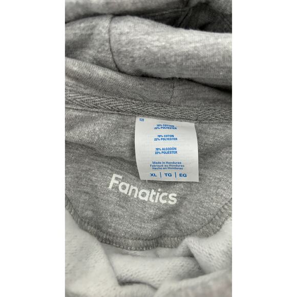 Arizona Cardinals Fanatics Fade Out Fitted Pullover Hoodie Mens XL Heather Gray - Picture 6 of 7